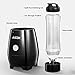 Personal Blender Aicok Smoothie Blender with Travel Portable Bottle, Electric Mini Blender Stainless Steel 4-Blade for Juice, Shakes and Baby Food, 300W