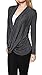 Free to Live 3 Pack Long Sleeve Nursing Tops Breastfeeding Shirts Cardigan Sweaters for Women (Large, Black, Charcoal, Navy)