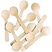 250 PCS Disposable Wood Spoon Mini Tasting Spoons, 4 Inches
