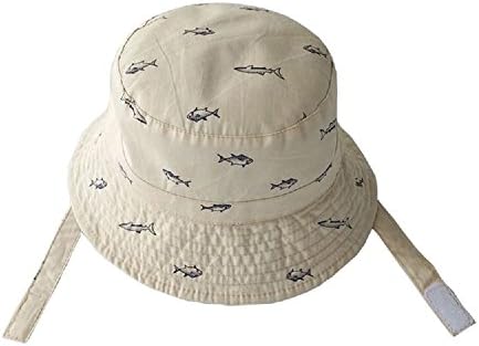 Baby &amp; Toddler Hat, Rifi Reversible Brim Sun Protection Fishman Hat (6 Months-6 Year)s (48 (6-12 Months), Style 1)