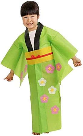 Amazon 手作り衣装ベース 着物 黄緑 学芸会 文化祭 運動会 3032 コスプレ 仮装 通販