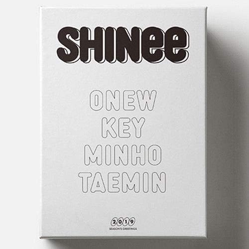 SHINEE 2019 SEASON’S GREETINGS 1CD+13p Desk Calendar+120p Dairy+A4 Poster Set(1 Set 12pcs) +Sticker Set(1 Set 2pcs)+2ea Accordion Calendar+Additional Item+Tracking Number K-POP SEALED