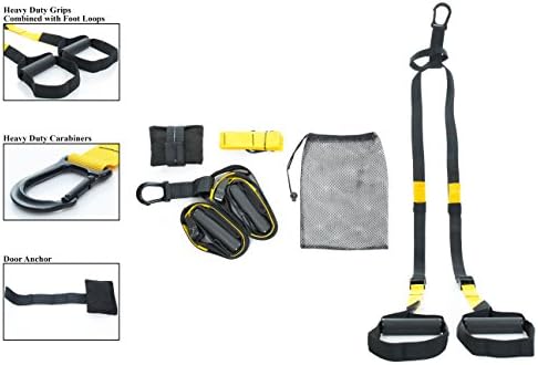 MUSCLE BLAST Suspension Body Fitness Trainer, Resistance Home Gym Fitness Training