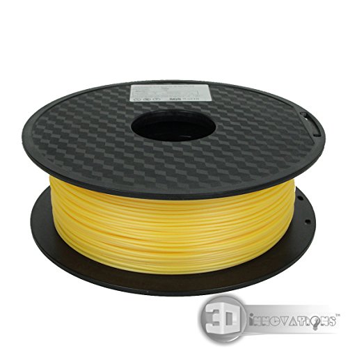 3D Innovations™ 3D Printer Filament (1 Kg, PLA, Gold,1.75 mm Dia.)