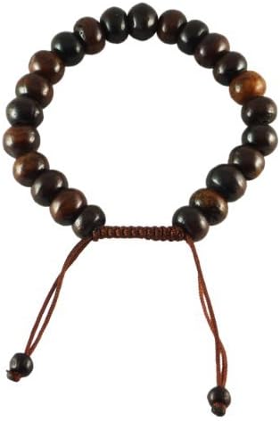 Yak Bone Tibetan Wrist Mala (Prayer Beads) Brown Beads by Tibet Imports