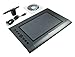 Turcom TS-6610 Graphic Tablet Drawing Tablets and Pen/Stylus for PC Mac Computer, 10 x 6.25 Inches Surface Area 2048 Levels of Pressure Sensitive Surface with 8 Hot Keys, 5080 LPI Resolution, Ideal for Kids and Artists,Black