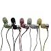 Jelly Matte Bulk Earbuds 30 Pack - Classroom Earbuds for Students, Wired Ear Buds Bulk for School, Teachers, and Kids - Durable and Comfortable, Tangle-Free Cord, 3.5mm Jack, Colorful Earbuds