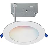 Satco Starfish - 12W LED Round Low Profile Downlight in Utilitarian Style-1 Inches Tall and 7.17 Inches Wide