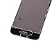 cellphoneage For iPhone 5S New LCD Touch Screen Replacement Black with Home Button and Camera Full Set Digitizer Diplay Assembly Replacement with Free Repair Tool Kits