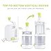Portable Air Conditioner Cooler, Noiseless Evaporative Air Fan Rechargeable USB Desk Fan Spiralizer Vegetable Slicer 4-Blade