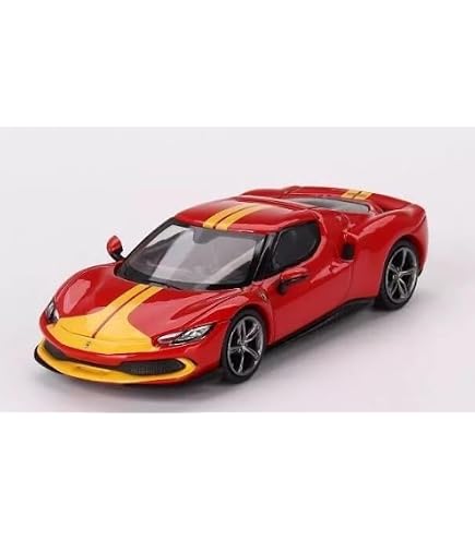 Modèle Réduit Ferrari 296 GTB 1/64 Bleu Corsa BBR - Diecast Metal, Neuf, Réf. BBRFER64004