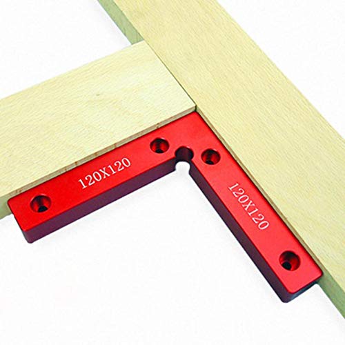 New Version 4 Pack 90 Degree Woodworking Right Angle Corner Clamp Woodworking Metal Welding Positioning Square Tool (4Pcs)