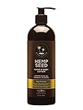 Earthly Body All Natural Hand and Body Lotion with Hemp Seed and Argan Oil - Nag Champa Huge 16 oz.