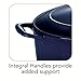 Tramontina Bestow Enameled Cast Iron Oval Dutch Oven Pot with Lid, Large 7-quart, Blue