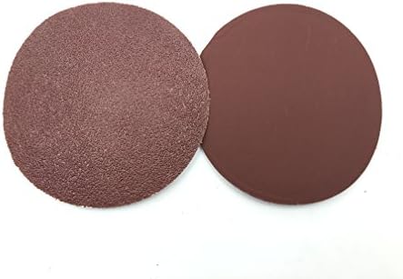Momosun 50pcs 2 Inch Sanding Discs Velcro Hook Loop Backed Aluminum Oxide Sandpaper