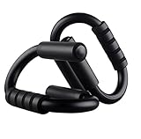 KANSOON  Steel Push up Bars - Muscle Pushup Stands - Athletics Push-Up Bars with Foam Padded Grips for Muscles Chest Women Men