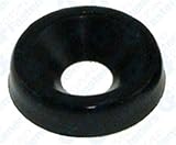 50 #10 Nylon Finishing Washers - Black Clipsandfasteners Inc