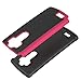 LG G4 Case, LK LG G4 Case [Drop Protection] [Shock Absorption] Hybrid Dual Layer Armor Defender Protective Case Cover for LG G4 (Hot Pink)
