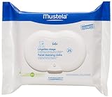 Mustela Bebe Range Facial Cleansing Cloths - 25 ct