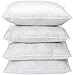 Amazon Basics Pillow Insert - 16-Inch Square, 4-Pack