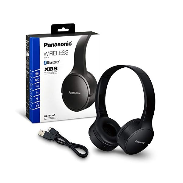 Panasonic-RB-HF420BE-K-Bluetooth-On-Ear-Headphones-Voice-Control-Wireless-Up-to-50-Hours-Battery-Life-Black Panasonic RB-HF420BE-K Bluetooth On-Ear Headphones (Voice Control, Wireless, Up to 50 Hours Battery Life) Black