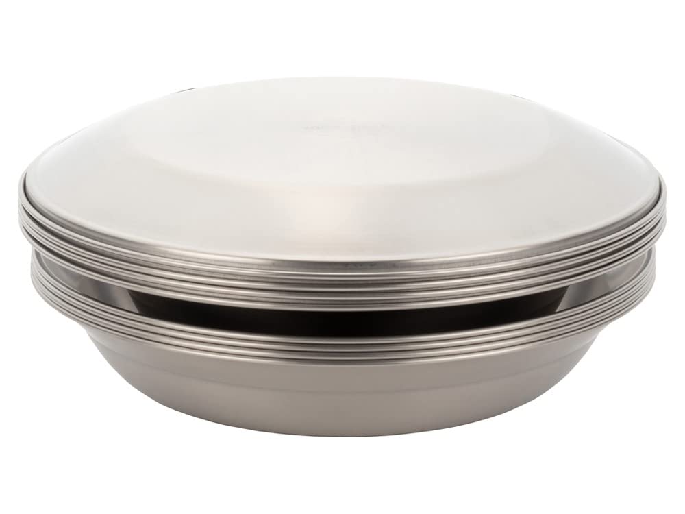Snow Peak Tableware Set Family, 16 pcs, TW-021, Stainless Steel, Lightweight for Camping Everyday Use, Made in Japan, Lifetime Product Guarantee