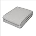 HollyHOME Luxury Checkered Super Soft Solid Single Pinsonic Quilted Bed Quilt Bedspread Bed Cover, Grey, Twin