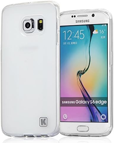 Samsung Galaxy S6 Edge Case - KAYSCASE Slim Soft Gel Cover Case for Samsung Galaxy S6 Edge Smart Phone 2015 Version (Frost Clear)