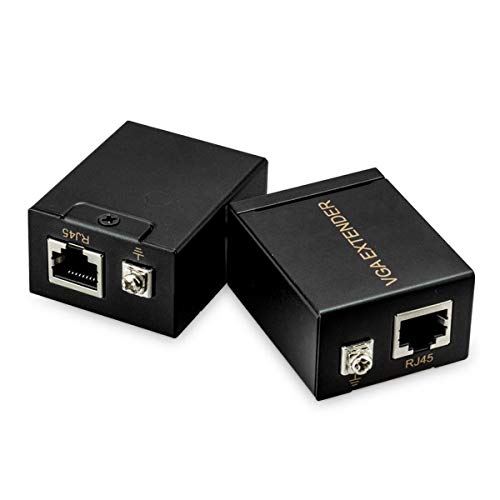 RONSHIN Video Converters-VGA Signal Extender Repeater Adapter Over RJ45 Cat6 Network Cable 60M,Audio Video Accessories