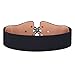 Black Vinatge Belts for Women Elastic Waist Belt Size M CL0415-1