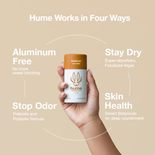 Hume Supernatural Natural Deodorant for Men & Women AluminumFree