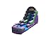 15-Foot Purple Marble Inflatable Water Slide, Wet or Dry, Commercial Grade, 1.5 HP Blower and Stakes Included