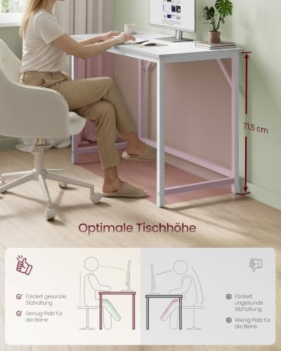 Tisch, Computertisch, Bürotisch, 100 x 50 x 76 cm