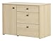 South Shore Interface Storage unit with File Drawer, Natural Maple
