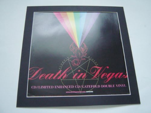 DEATH IN VEGAS SCORPIO RISING POSTER IN A MOUNT READY TO FRAME