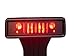 Airisland Brake Light Cover for Jeep Wrangler Third Tail Light Cover Rear Lamp Protector for 2007-2017 Jeep Wrangler JK and JKU Unlimited Accessories Durable Aluminum with Black Coating Finish V1.0