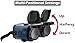RAM-PRO Flip-Up Front Welding Goggles | 50mm Eye Cups, Oxy-Acetylene Shade #5 Lens Safety Glasses – Use for Welding, Soldering, Torching, Brazing & Metal Cutting (Great as Steampunk Costume)