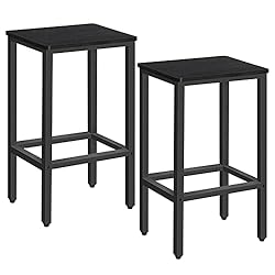 MAHANCRIS Bar Stools, Set of 2 Bar Chairs with