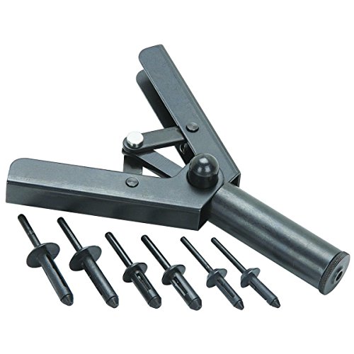 41 Piece PLASTIC POLY RIVET GUN QUICK SET RIVETER RIVETING HAND TOOL Asorted Set