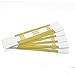 L LIKED Currency Band Bundles Self Sealin Currency Straps Bands Money Bill Wrappers 7.5 x 1.15 Inches (Gold $10000-100 PCS)