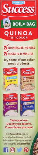 SUCCESS BOIL-IN-BAG QUINOA, QUICK TRI-COLOR QUINOA, 12-OUNCE BOX