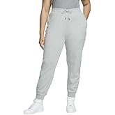 Nike Plus Size NSW Essential Pants Regular Fleece Dark Grey Heather/White 2X