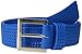 PGA TOUR Men's Perforated Silicone Belt, Royal Blue, 34