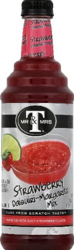 MR & MRS T MIXER STRWBRY MARGARITA, 32 OZ