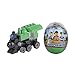 yuboo Easter Eggs, 6-Pack Large Prefilled Plastic Eggs,Kids’ Toys Filled with Different Building Bricks to Build Various Vehicle
