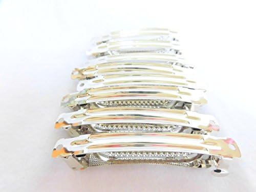 スポンサー プロダクト 公式ショップ Positive バレッタ 金具 シルバー カラー 80mm X 10mm 10個 個 30個 40個 制作用 ホビー ハンドメイド ヘア 手芸 部品金属パーツ 制作用材料 手作り アクセサリー 髪留め 業務用