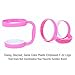 F-32 Handle - 19 COLORS - 20oz Size - Compatible with 20 Oz YETI Tumbler Travel Mug (20 OZ, HOT PINK (NEON)