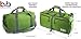 Medium Gym Duffle Bag with Pockets 60L - Foldable Lightweight Travel Bag for Women and Men (Dark Green)