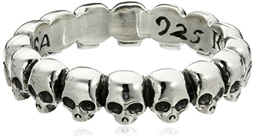 King baby men s infinity skull ring, size 11