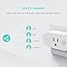 Smart Plug Wifi Outlet Compatible With Alexa, Echo, Google Home and IFTTT, Teckin Mini Smart Socket with Energy Monitoring and Timer Function, No Hub Required, 16A (1 pack)